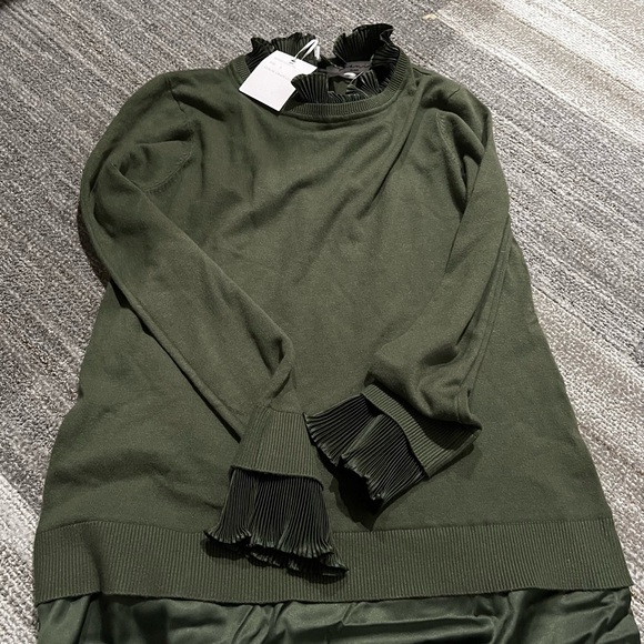 Green embellished sweater - Picture 4 of 4